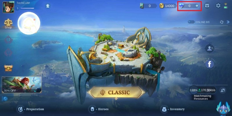 คำแนะนำทีละขั้นตอน:เติม Mobile Legends Diamonds ด้วยยอดคงเหลือบนมือถือของคุณ 