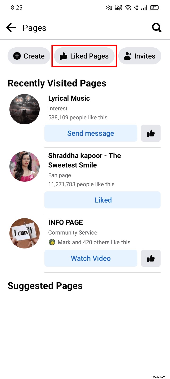 ดูและจัดการเพจ Facebook ที่คุณชอบบน Android และเดสก์ท็อปได้อย่างง่ายดาย 