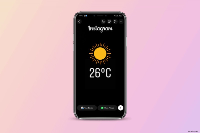 เพิ่มอุณหภูมิแบบเรียลไทม์ให้กับเรื่องราวของ Instagram – บทช่วยสอนทีละขั้นตอน