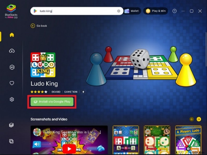 เล่น Ludo King Online บนพีซี:คำแนะนำทีละขั้นตอน