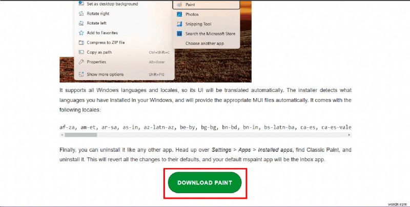 คืนค่า Classic Paint บน Windows 11:ขั้นตอนง่าย ๆ ในการดาวน์โหลดและติดตั้ง