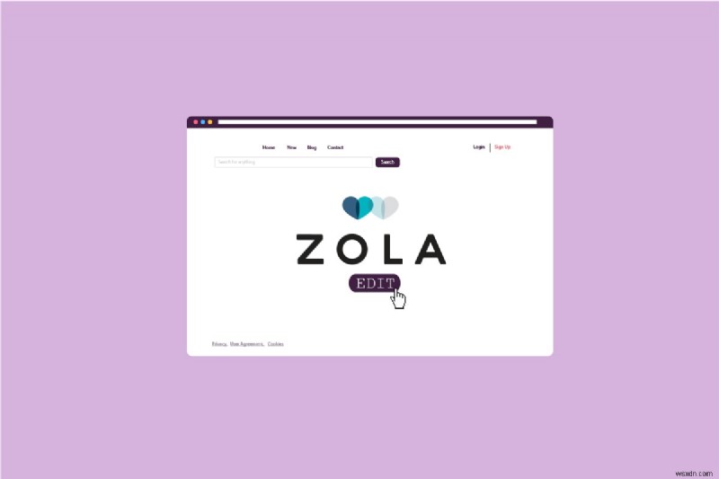 คำแนะนำทีละขั้นตอนในการแก้ไขเว็บไซต์งานแต่งงาน Zola ของคุณ