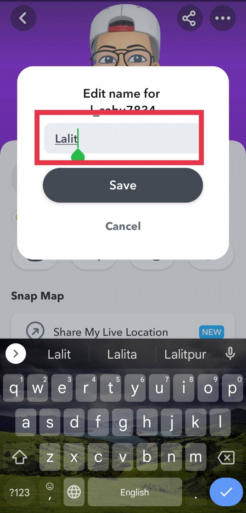 เปลี่ยนชื่อเพื่อนบน Snapchat ได้อย่างง่ายดาย:คำแนะนำทีละขั้นตอน 