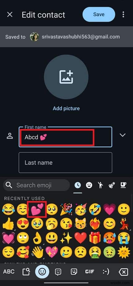 เพิ่มอิโมจิลงในรายชื่อติดต่อ Android ของคุณ—คำแนะนำทีละขั้นตอนง่ายๆ 