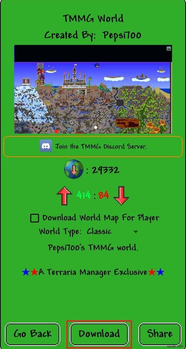 ดาวน์โหลด Terraria Maps บน Android:คำแนะนำทีละขั้นตอนง่ายๆ