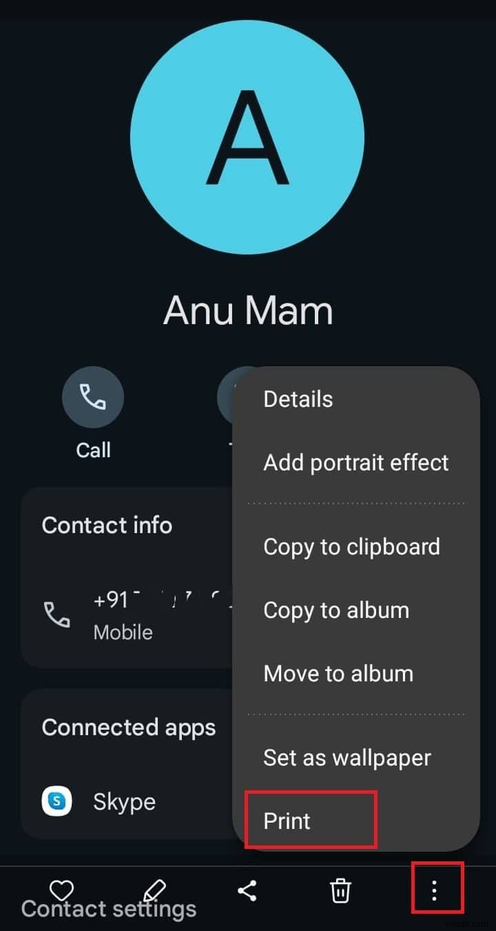 วิธีพิมพ์รายชื่อผู้ติดต่อ Android ของคุณ:คำแนะนำทีละขั้นตอน 