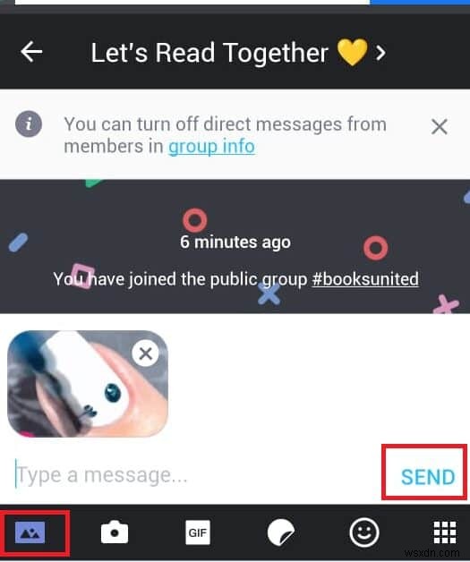 ส่ง GIF ที่กำหนดเองบน Kik Android - คำแนะนำทีละขั้นตอน 