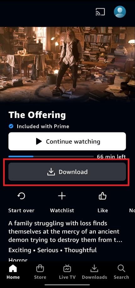 ค้นหาการดาวน์โหลดวิดีโอ Amazon Prime บน Android:เก็บไว้ที่ไหน 