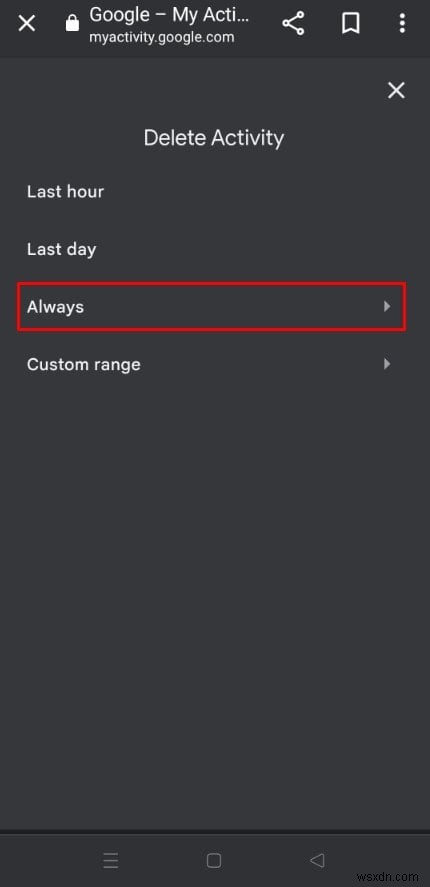 ลบกิจกรรม Google ของคุณบน Android ได้อย่างง่ายดาย:คำแนะนำทีละขั้นตอน