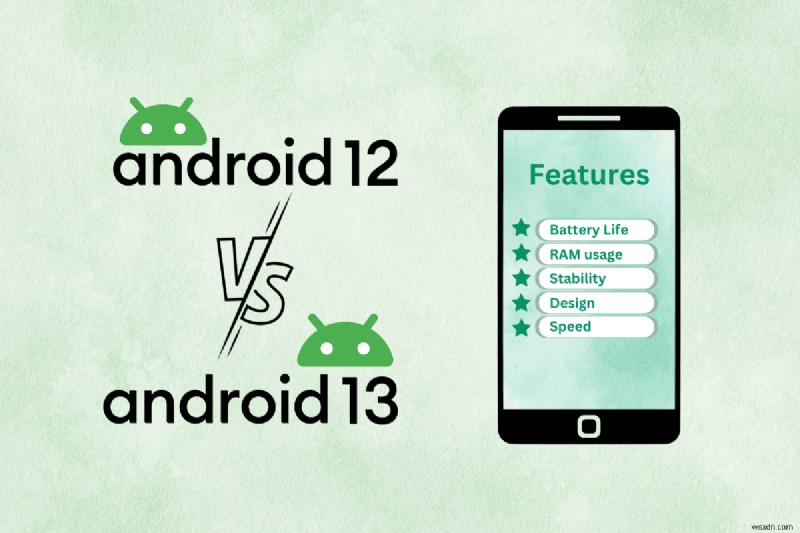 Android 12 กับ 13:อธิบายรายละเอียดคุณสมบัติและความแตกต่างที่สำคัญ 