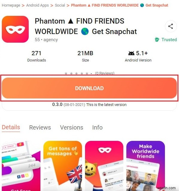 วิธีการติดตั้ง Snapchat Phantom บนอุปกรณ์ Android