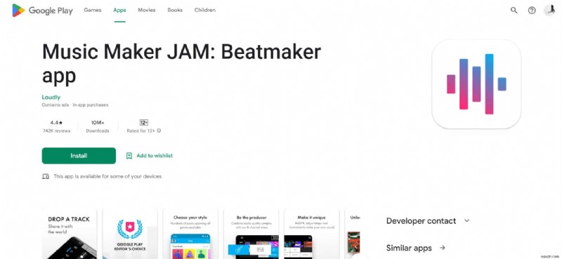 ทางเลือก GarageBand ยอดนิยมสำหรับ Android – คู่มือปี 2024 