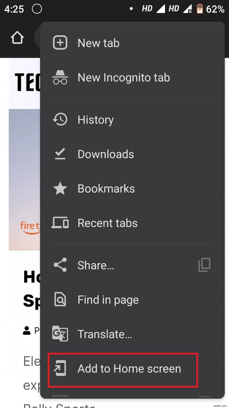 เพิ่มทางลัดเว็บไซต์ไปยังหน้าแรกของ Chrome บน Android – คำแนะนำทีละขั้นตอน