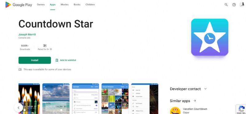 แอพตัวนับวัน Android 20 อันดับแรก:ติดตามอย่างต่อเนื่อง 