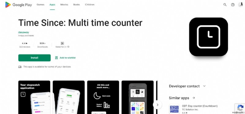แอพตัวนับวัน Android 20 อันดับแรก:ติดตามอย่างต่อเนื่อง 