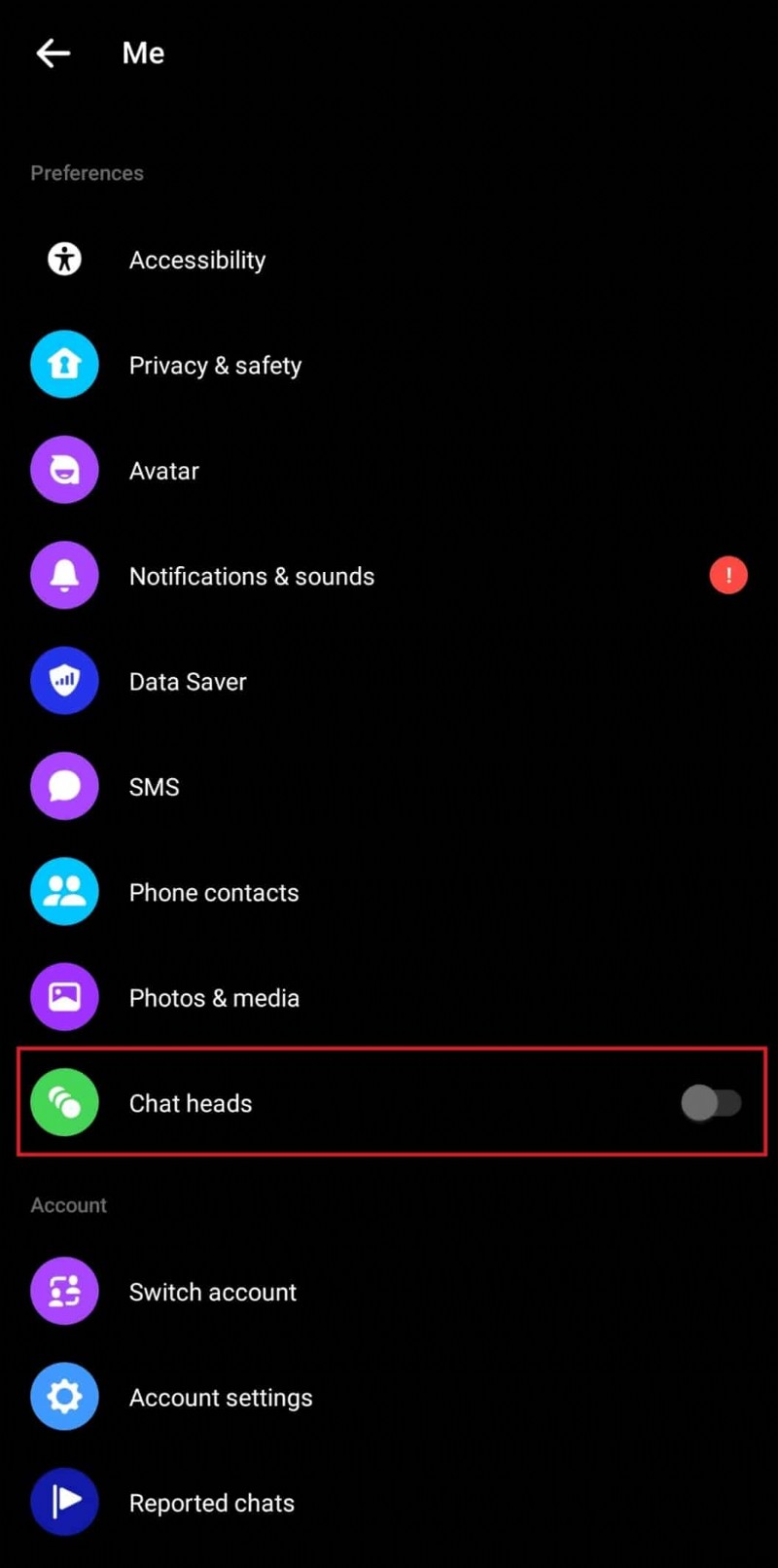 การแก้ไขด่วนสำหรับปัญหาการสลับบัญชี Facebook Messenger