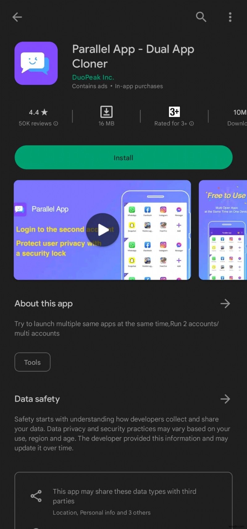 แอพ Android ซ้ำโดยไม่มีพื้นที่คู่ขนาน:คู่มือการติดตั้งอย่างง่าย 