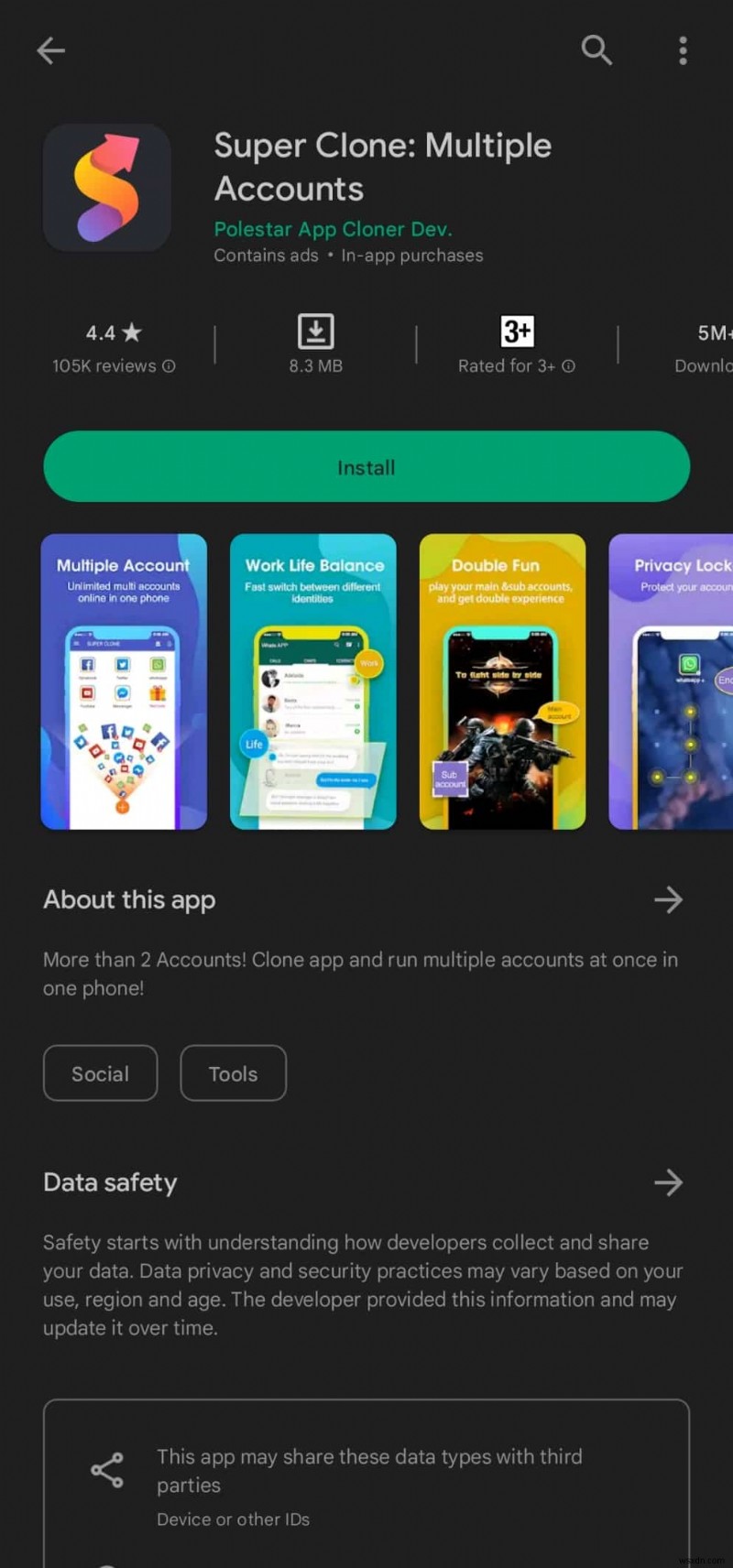 แอพ Android ซ้ำโดยไม่มีพื้นที่คู่ขนาน:คู่มือการติดตั้งอย่างง่าย 