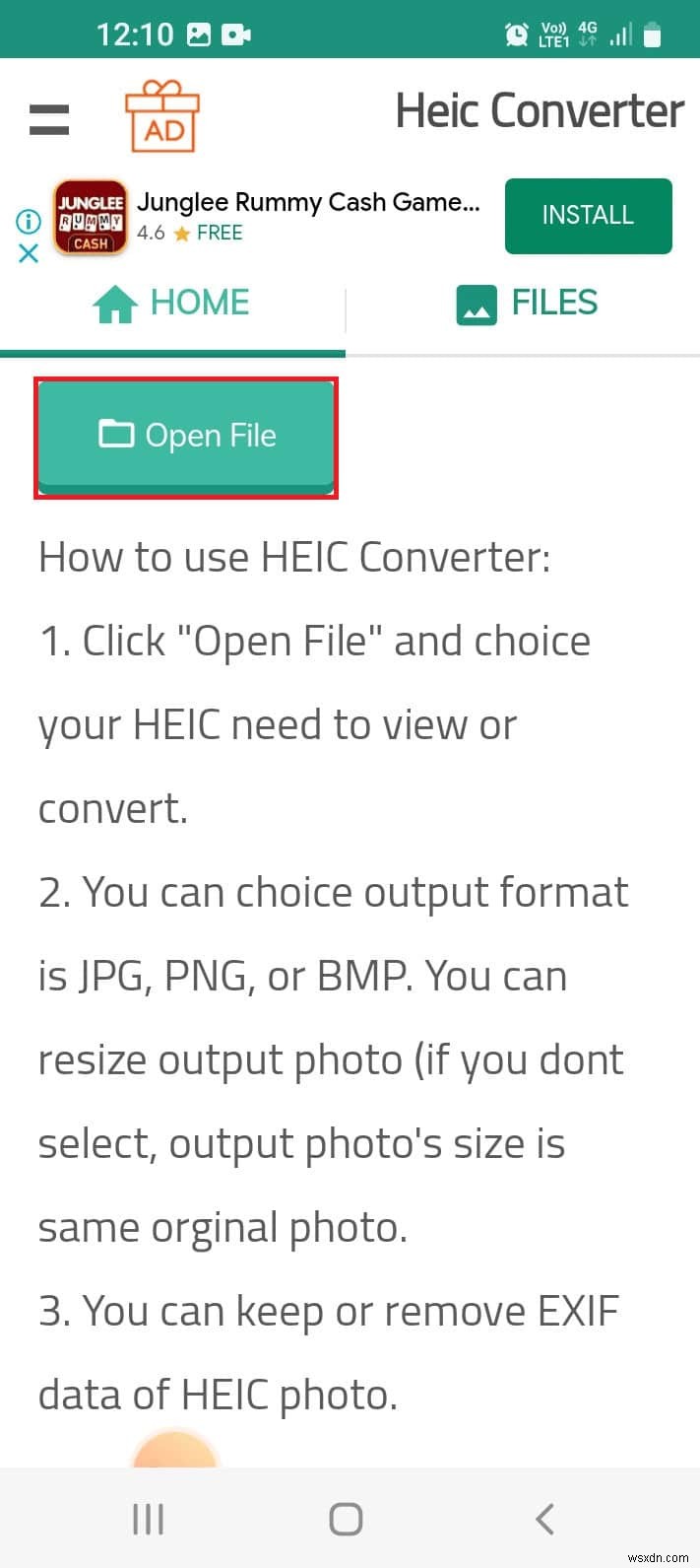 แปลงภาพถ่าย HEIC เป็น JPG บน Android ได้อย่างราบรื่น – บทช่วยสอนที่ง่ายและรวดเร็ว