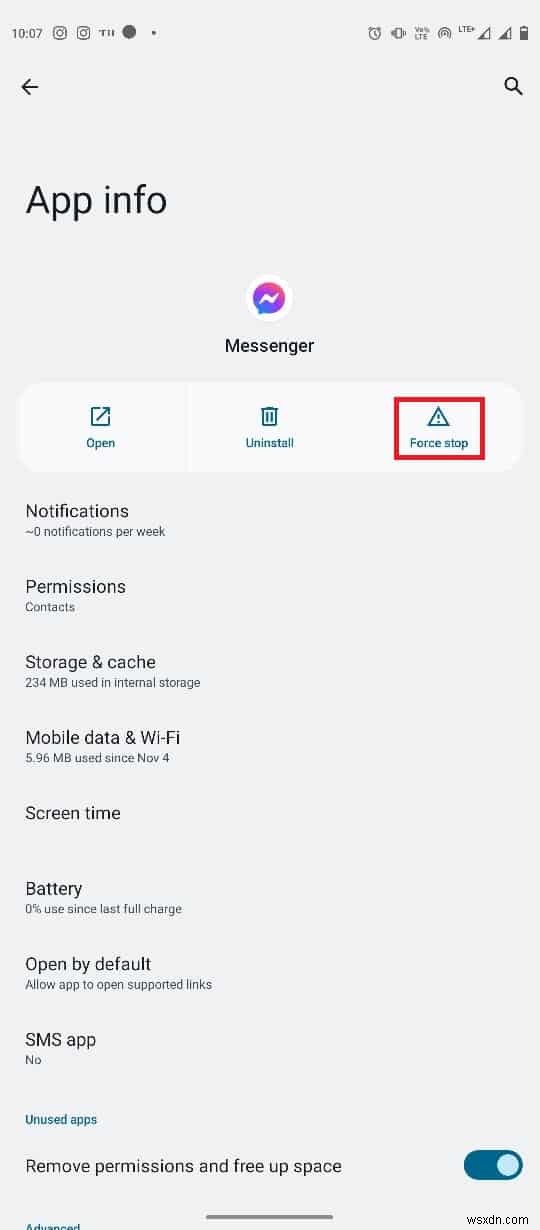 วิธีแก้ไขปัญหารูปภาพโปรไฟล์ Messenger บน Android