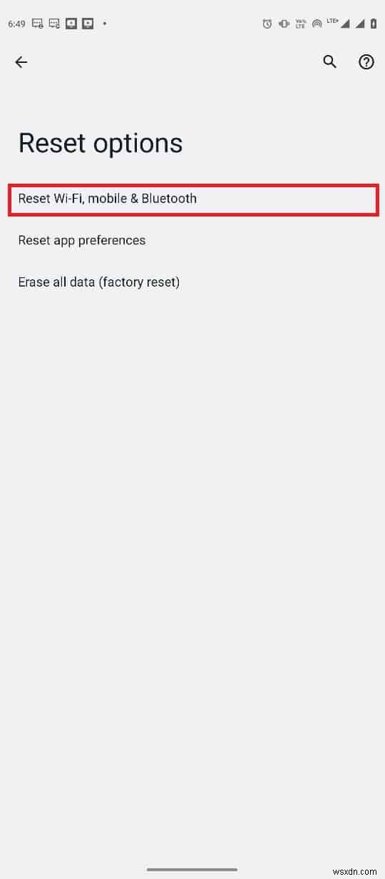 แก้ไขข้อผิดพลาด  Google ออฟไลน์  บนอุปกรณ์ Android 