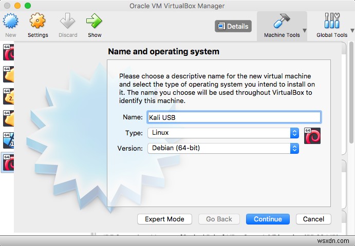 ติดตั้ง Kali Linux บน USB ที่มี EFI Boot บน Mac:คำแนะนำทีละขั้นตอนพร้อมเคล็ดลับการจำลองเสมือน 
