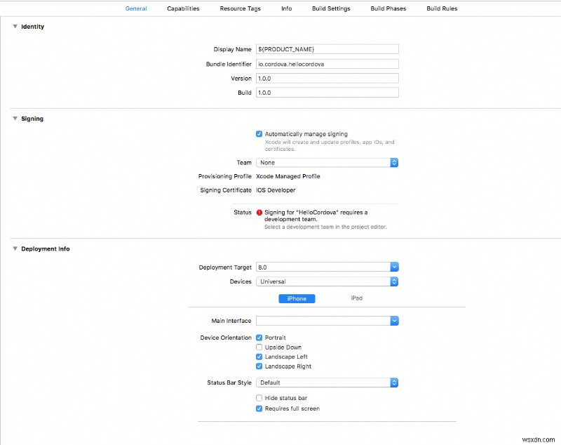 การพัฒนา iOS ของ Cordova ระดับปรมาจารย์:จากการตั้งค่าไปจนถึงการใช้งานที่ราบรื่น 