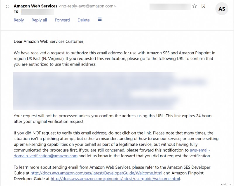 คำแนะนำทีละขั้นตอน:การตั้งค่า AWS Simple Email Service (SES) เพื่อการส่งอีเมลที่เชื่อถือได้ 