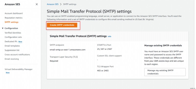 คำแนะนำทีละขั้นตอน:การตั้งค่า AWS Simple Email Service (SES) เพื่อการส่งอีเมลที่เชื่อถือได้ 