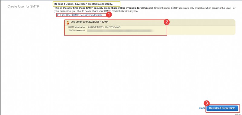 คำแนะนำทีละขั้นตอน:การตั้งค่า AWS Simple Email Service (SES) เพื่อการส่งอีเมลที่เชื่อถือได้ 