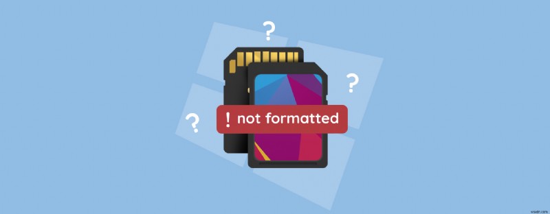 วิธีแก้ไขปัญหาการจัดรูปแบบการ์ด SD บนพีซี Windows 