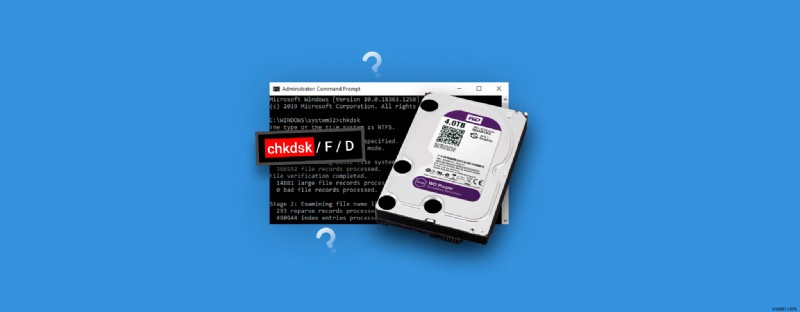 อธิบาย CHKDSK:ตำนานการลบไฟล์และผลลัพธ์หลังการสแกน 