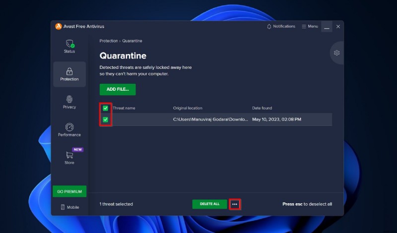 กู้คืนไฟล์ที่ถูกลบโดย Avast Antivirus:คู่มือการกู้คืนทีละขั้นตอน