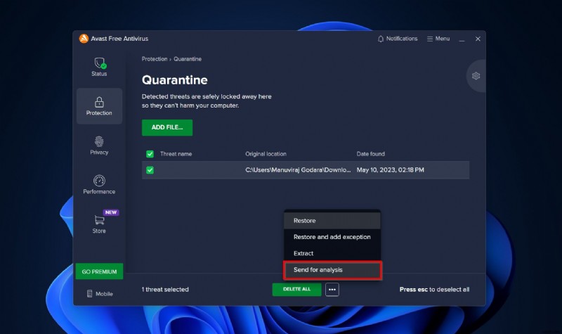 กู้คืนไฟล์ที่ถูกลบโดย Avast Antivirus:คู่มือการกู้คืนทีละขั้นตอน