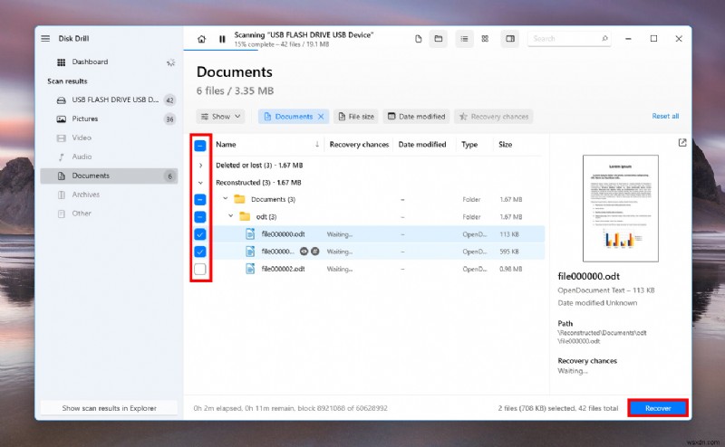 กู้คืนเอกสาร OpenOffice ที่ถูกลบหรือไม่ได้บันทึกอย่างรวดเร็วและปลอดภัย 