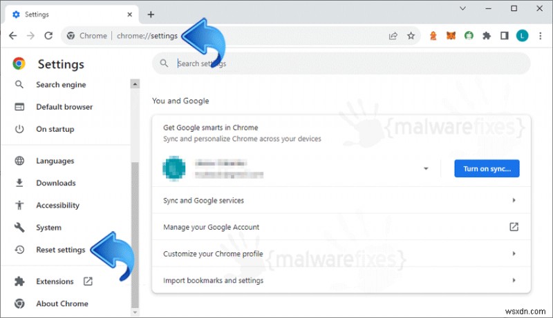 คืนค่า Google Chrome เป็นการตั้งค่าจากโรงงาน:คำแนะนำทีละขั้นตอน 
