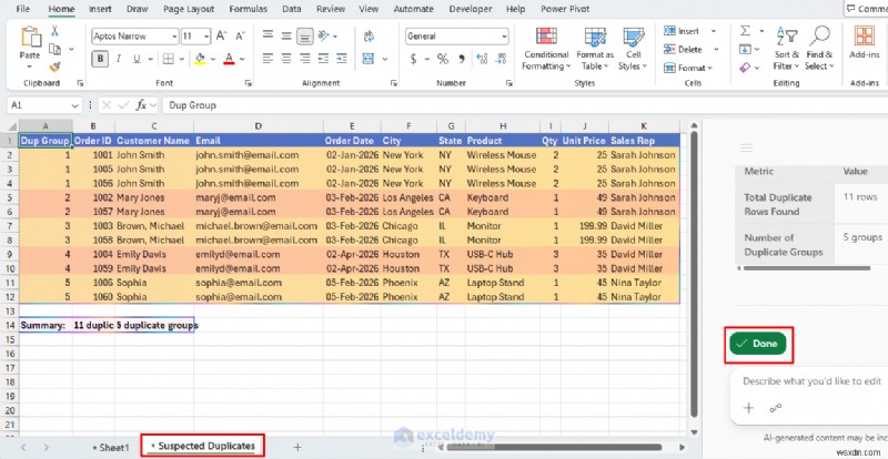 ปรับปรุงการทำความสะอาดข้อมูล Excel ด้วย Copilot:7 ปัญหาทั่วไปที่แก้ไขได้ในคลิกเดียว