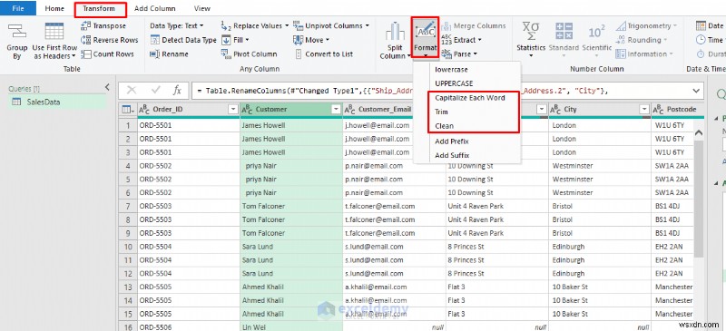 เชี่ยวชาญ 5 เทคนิค Power Query หลักเพื่อล้างข้อมูลการขายอีคอมเมิร์ซ