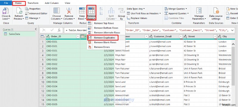 เชี่ยวชาญ 5 เทคนิค Power Query หลักเพื่อล้างข้อมูลการขายอีคอมเมิร์ซ
