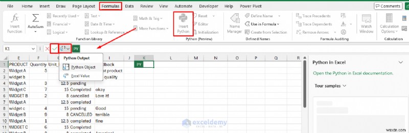 ปลดล็อกการวิเคราะห์ขั้นสูง:Python ใน Excel ปรับปรุงการวิเคราะห์ข้อมูล