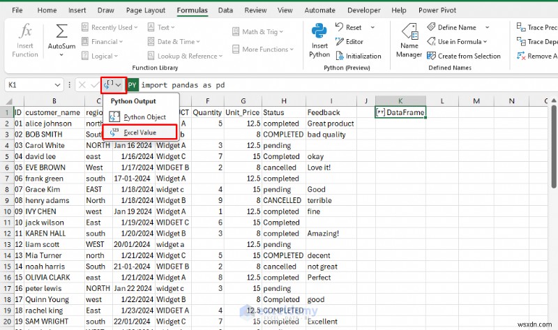 ปลดล็อกการวิเคราะห์ขั้นสูง:Python ใน Excel ปรับปรุงการวิเคราะห์ข้อมูล