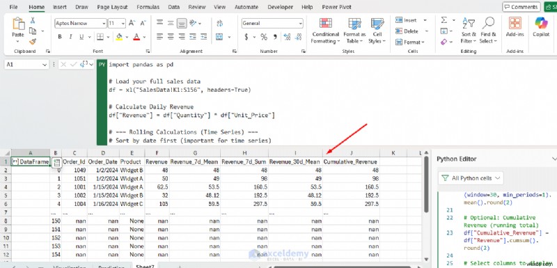 ปลดล็อกการวิเคราะห์ขั้นสูง:Python ใน Excel ปรับปรุงการวิเคราะห์ข้อมูล