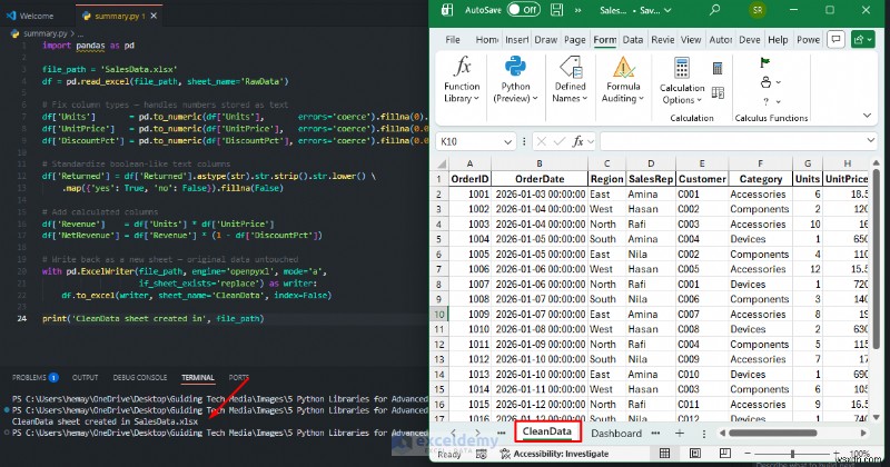 ไลบรารี Python 5 อันดับแรกที่ยกระดับการวิเคราะห์ข้อมูล Excel สำหรับมืออาชีพ