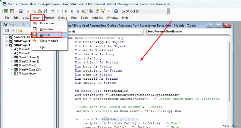 เครื่องมือสร้างอีเมล Excel:สร้างอีเมล Outlook ส่วนบุคคลโดยอัตโนมัติโดยใช้ VBA 
