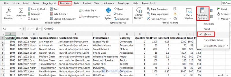 7 การตั้งค่า Excel ที่ซ่อนอยู่ซึ่งระบายประสิทธิภาพในสมุดงานขนาดใหญ่ 