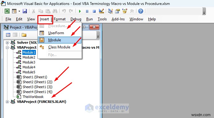 Master Excel VBA:ทำความเข้าใจมาโคร โมดูล และขั้นตอน 