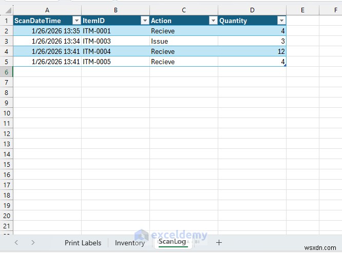 สร้างตัวติดตามสินค้าคงคลังด้วยรหัส QR ใน Excel – เรียบง่าย คุ้มค่า และเชื่อถือได้ 