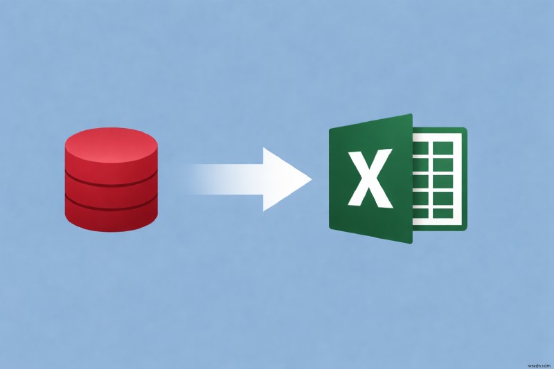 คำแนะนำทีละขั้นตอน:การนำเข้าข้อมูล Microsoft Access ลงใน Excel 