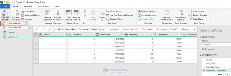 คำแนะนำทีละขั้นตอน:การนำเข้าข้อมูล Microsoft Access ลงใน Excel