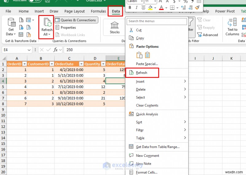 คำแนะนำทีละขั้นตอน:การนำเข้าข้อมูล Microsoft Access ลงใน Excel